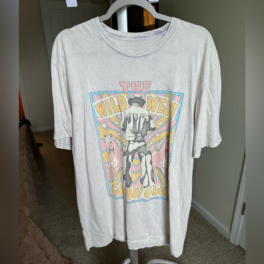 Wild West Cowboy T Shirt lotus fashion large